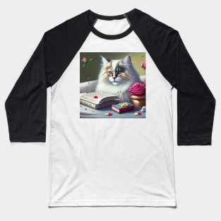 Siberian Forest Cat Baseball T-Shirt